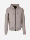Herno Hooded Jacket In Brown