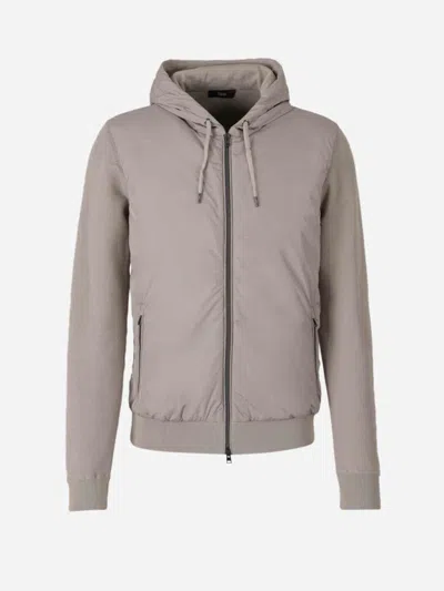 HERNO HERNO HOODED ZIPPER JACKET