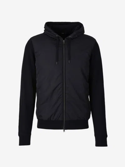 HERNO HERNO HOODED ZIPPER JACKET