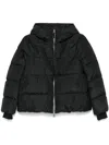 Herno Hooded Puffer Jacket In Black