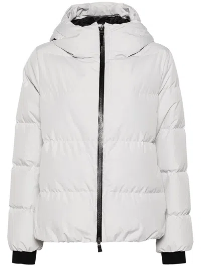 HERNO HOODIE ZIPPED DOWN JACKET