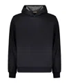 Herno Ribbed-cuff Hoodie In Black