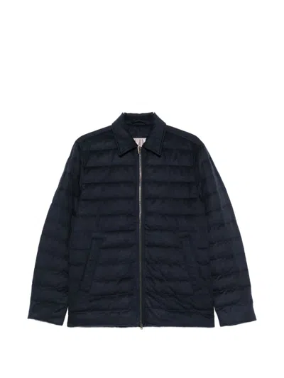 Herno Horizontal Quilted Jacket In Black