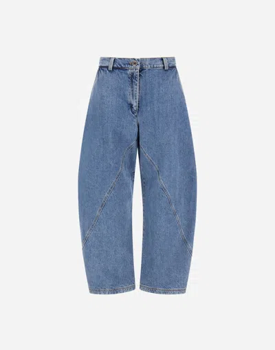 Herno Hose Aus Light Denim In Blue