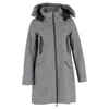 Herno Houndstooth Coat In Multicolor Wool In Black