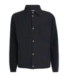 Herno Interlock Weave Shirt In Blue
