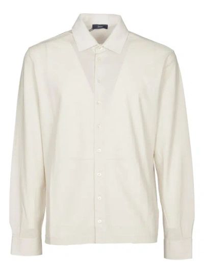 Herno Ice-colored Shirt In Neutrals