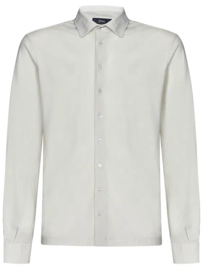 Herno Ice-colored Shirt In White