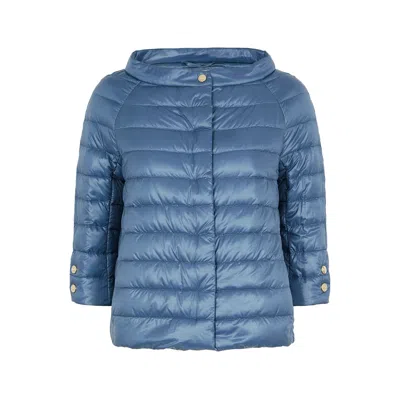 Herno Icon Blue Quilted Shell Jacket