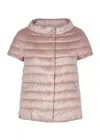 Herno Icon Quilted Shell Jacket In Light Pink