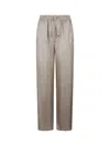 Herno Iconic Print Silk Trousers