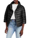 Herno Iconico Sofia Ultralight Bolero Coat In Black