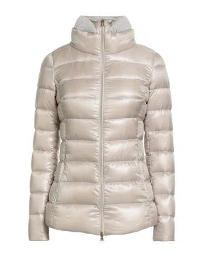 Herno Iconico Woman Puffer Beige Size 0 Polyamide, Wool