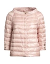 Herno Iconico Woman Puffer Blush Size 14 Polyamide In Pink