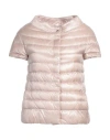 Herno Iconico Woman Puffer Cream Size 2 Polyamide, Cotton, Acetate In White