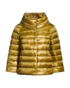 Herno Iconico Woman Puffer Khaki Size 10 Polyamide In Green