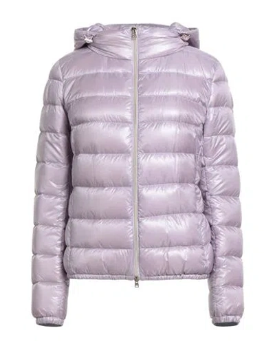 Herno Iconico Woman Puffer Lilac Size 8 Polyamide In Purple