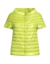 Herno Iconico Woman Puffer Lime Green Size 2 Polyamide
