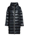 Herno Matilde Nylon Ultralight Mid Down Jacket In Navy