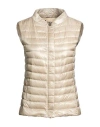 Herno Iconico Woman Vest Beige Size 6 Polyamide In Neutral