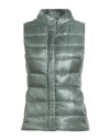 Herno Iconico Woman Vest Sage Green Size 2 Polyamide