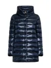 Herno Icons Amelia Quilted Nylon Down Jacket In Blue