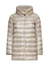 Herno Icons Amelia Quilted Nylon Down Jacket In Neutral
