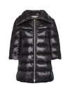 Herno Icons Black 200 Gr. Ultralight Nylon Cleofe A-shape In Black