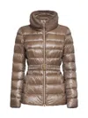 Herno Icons Claudia Quilted Nylon Down Jacket In Brown