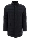 Herno Black Nylon Padded Jacket