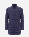 Herno Midnight Blue Polyester Down Jacket In New Blue