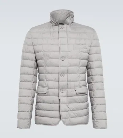 Herno Il Giacco Quilted Jacket In Grey