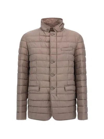 Herno Il Giacco Quilted Jacket In Neutral