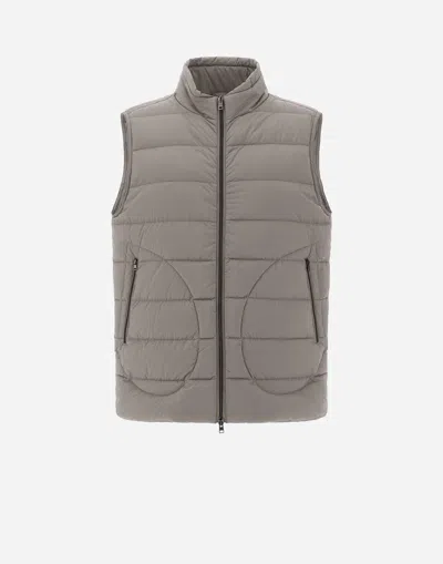 Herno Il Gilet In Dove Grey