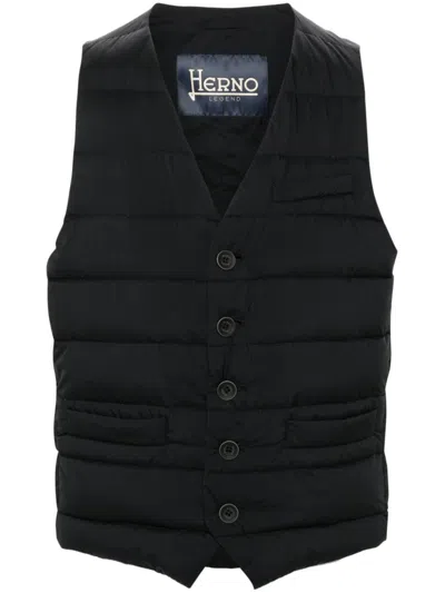 Herno Il Panciotto Down Vest In Black
