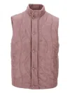 Herno Sleeveless Vest In Pink