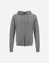 Herno Immense Wool Cashmere Sweatshirt In Grey