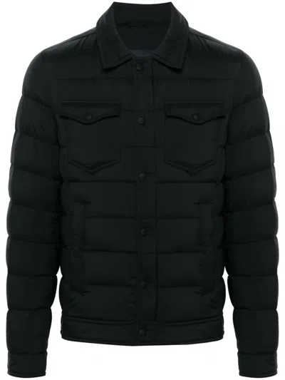La Camicia Quilted Nylon Down Jacket In Black from Herno