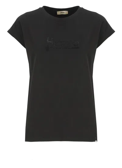 HERNO INTERLOCK JERSEY T-SHIRT