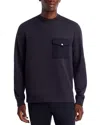 Herno Interlock Pocket Sweatshirt In Blue