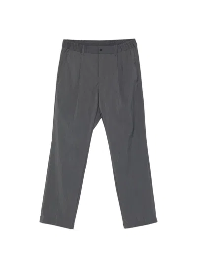 Herno Iron Wool Pants In Gray