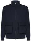 Herno Layered Wool Storm Bomber Jacket