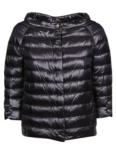 Herno Oversized Padded Jacket In Black