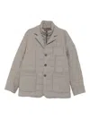 Herno Quilted Wool Jacket With Classic Collarfit