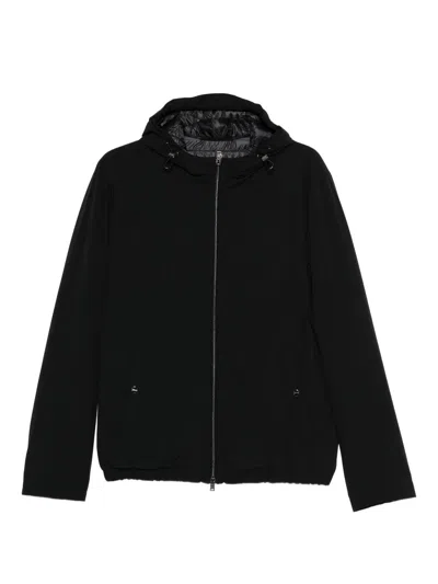 Herno Mens Woven Jacket In Black
