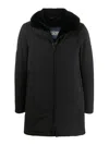 Herno Technical Fabric Parka In Black