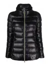 Herno Zip-up Padded Short Jacket In Black