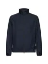 Herno Blue Nylon Jacket In Blue