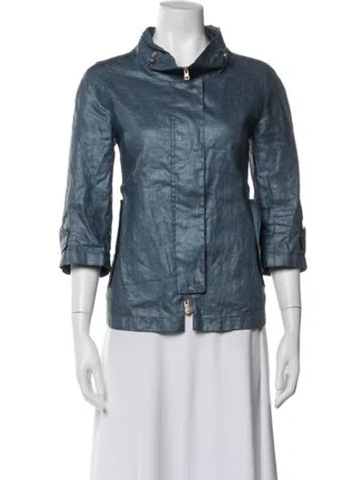 Pre-owned Herno Jacket In Blue