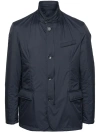 Herno Leichte Jacke Mit Futter In Blue
